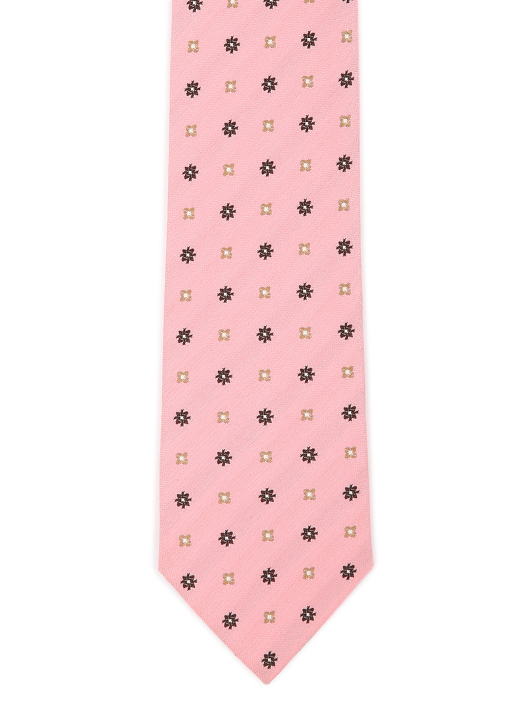 

Van Heusen Men Pink Printed Skinny Tie