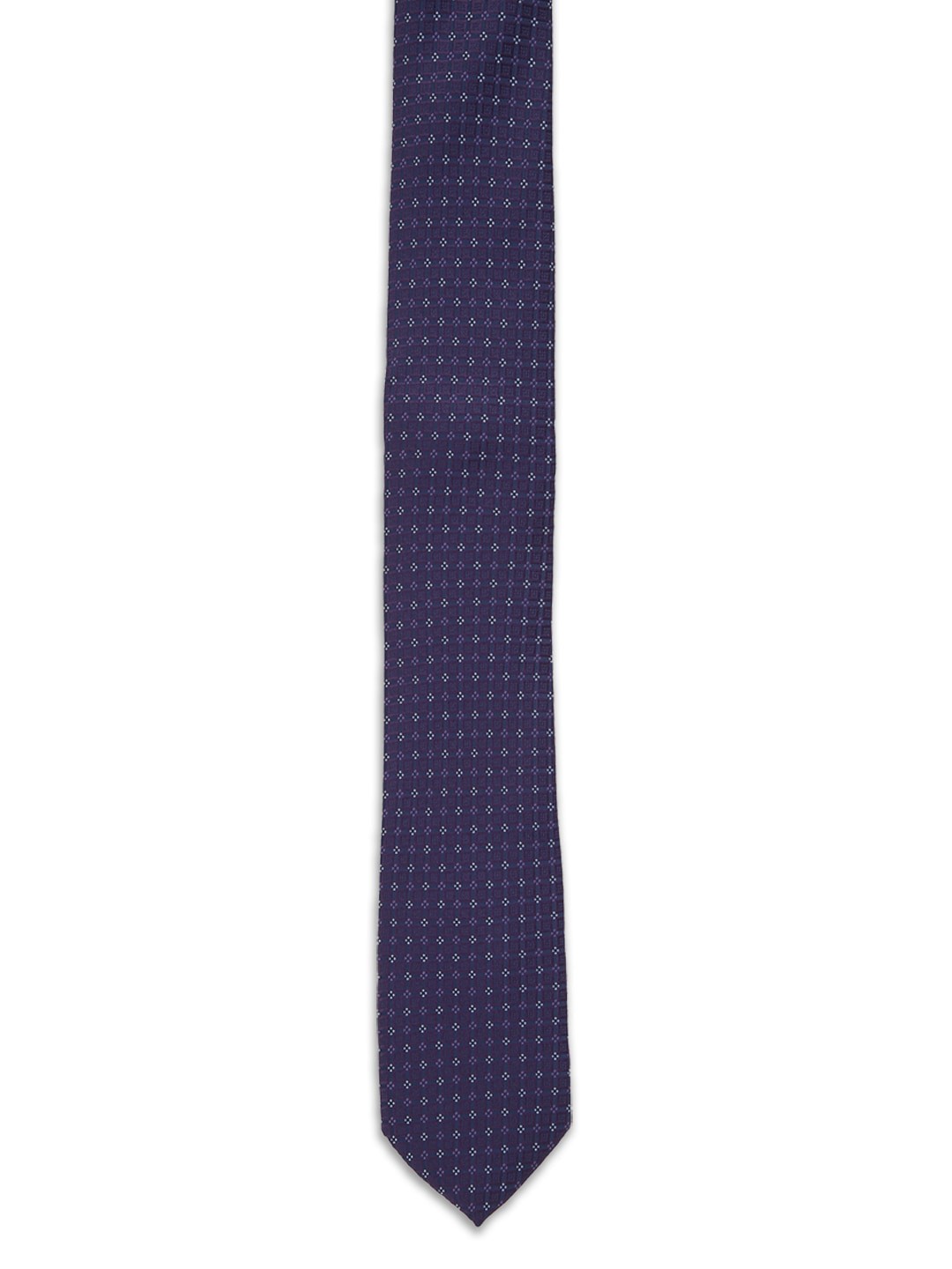 

Van Heusen Men Navy Blue Woven Design Broad Tie