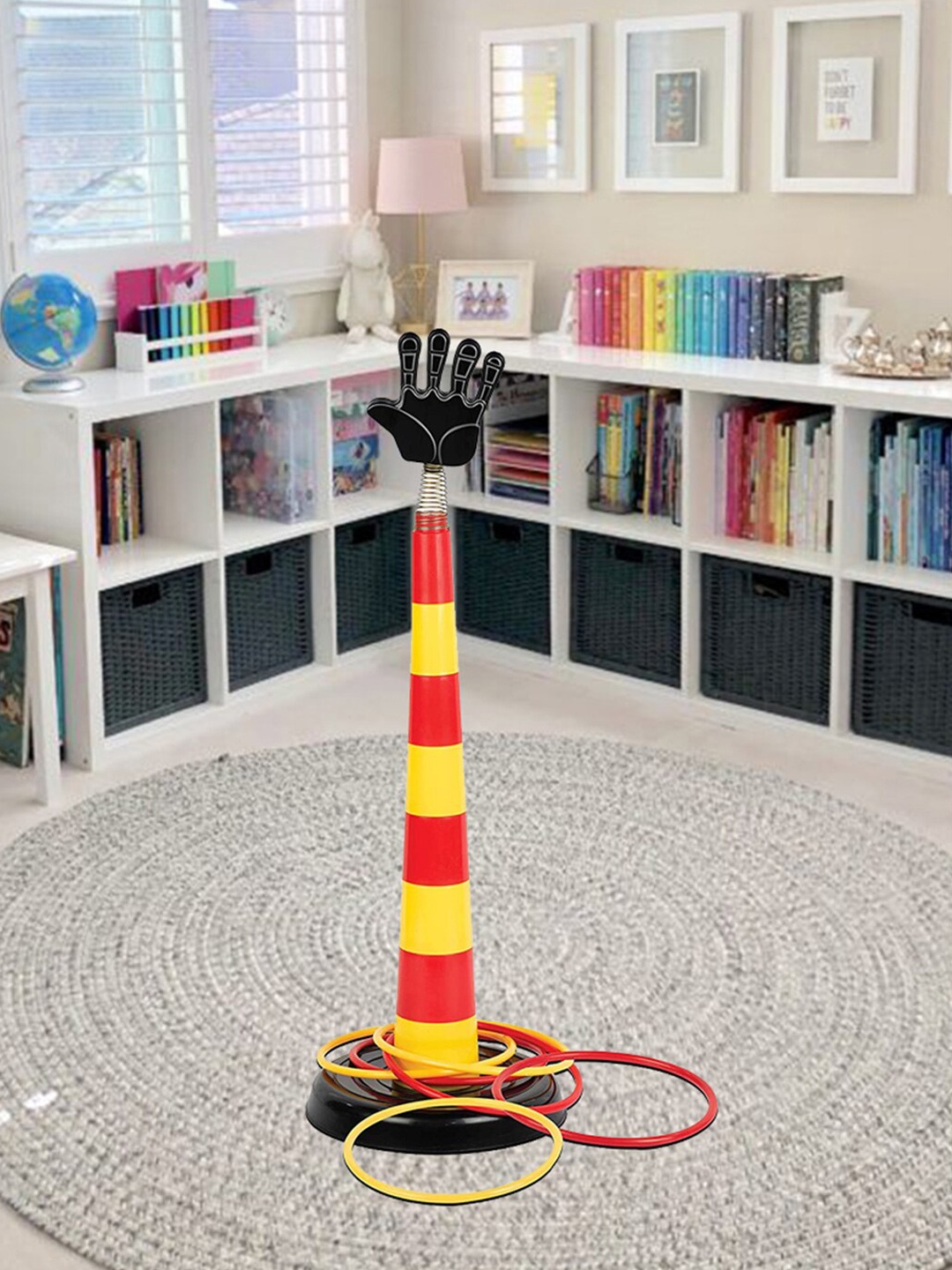 

ITOYS Kids Red & Yellow Hoopy Loopy Fun Stacking Ring