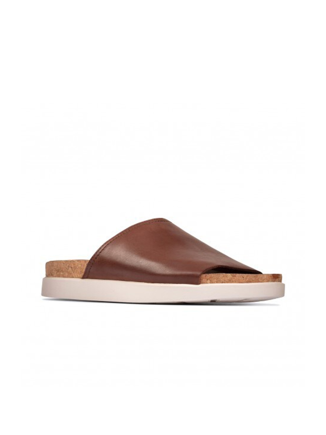

Clarks Men Brown Leather Comfort Sandals