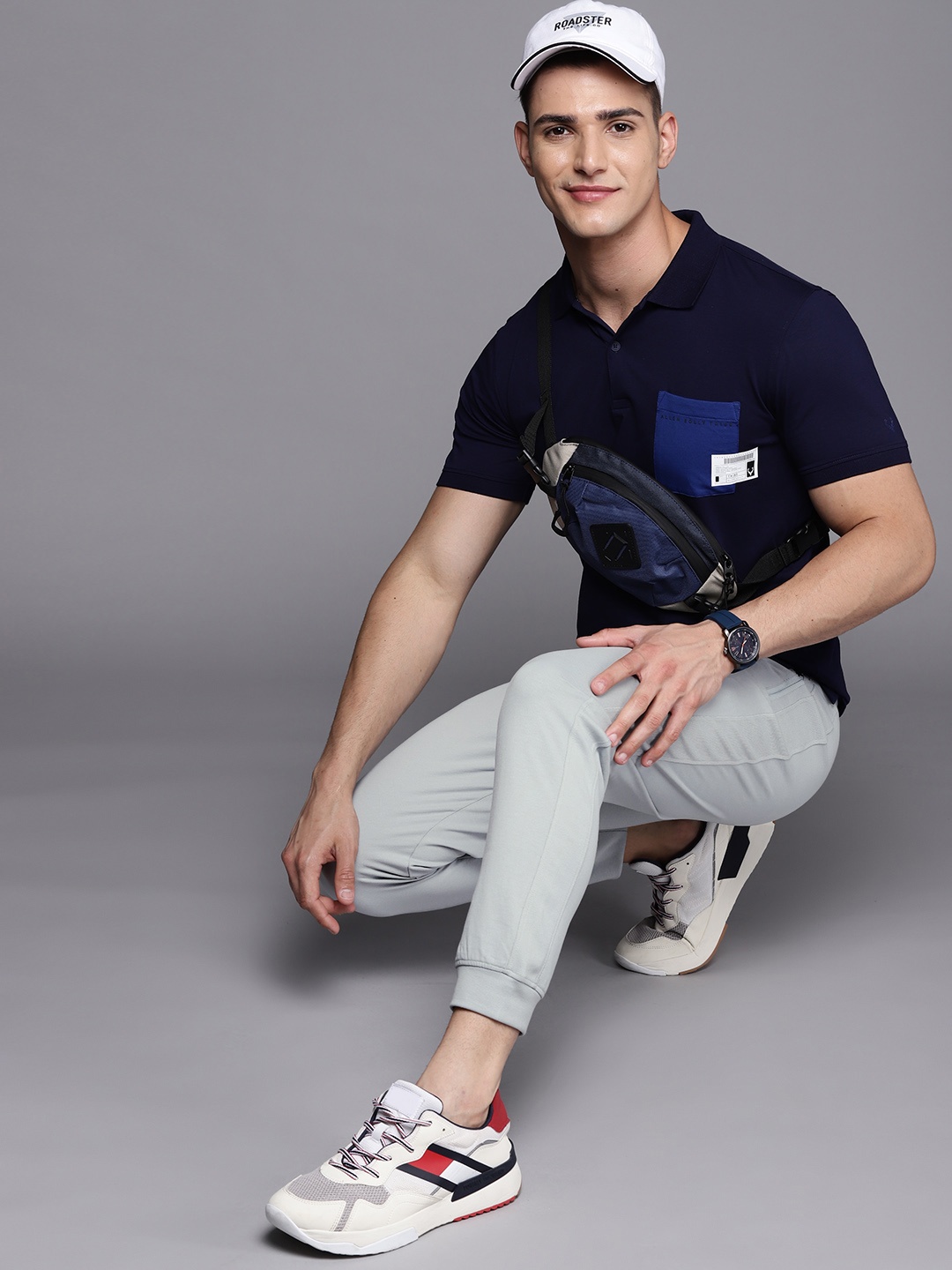 

Allen Solly Tribe Men Blue Solid Joggers
