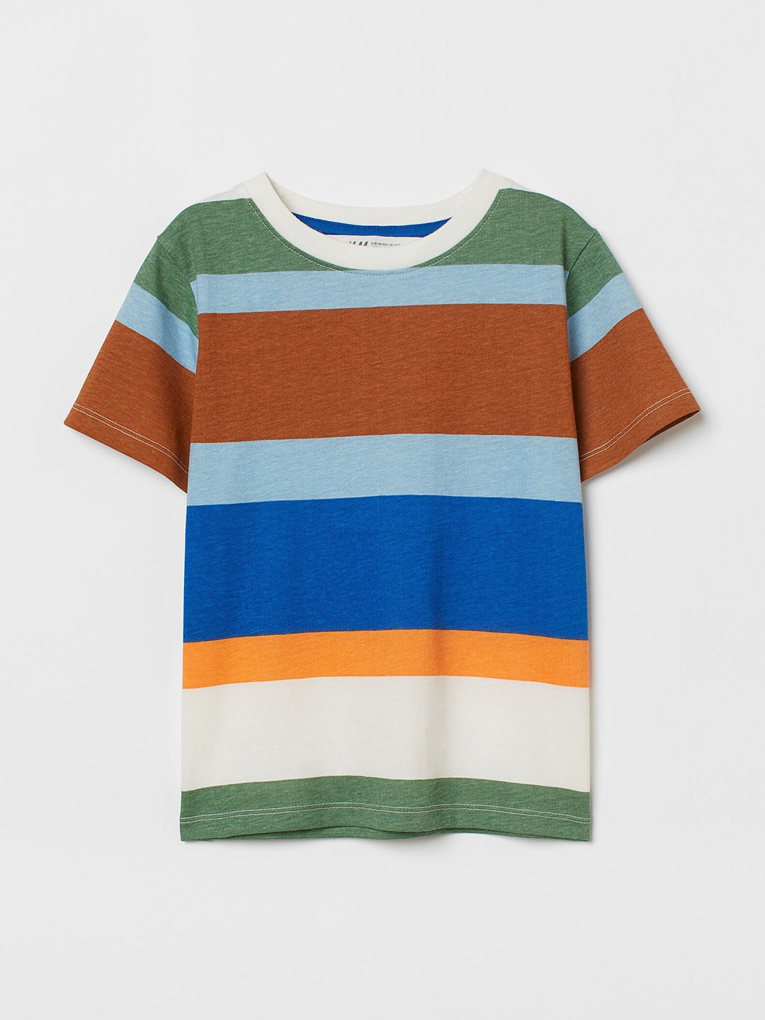 

H&M Blue & Maroon Printed T-shirt