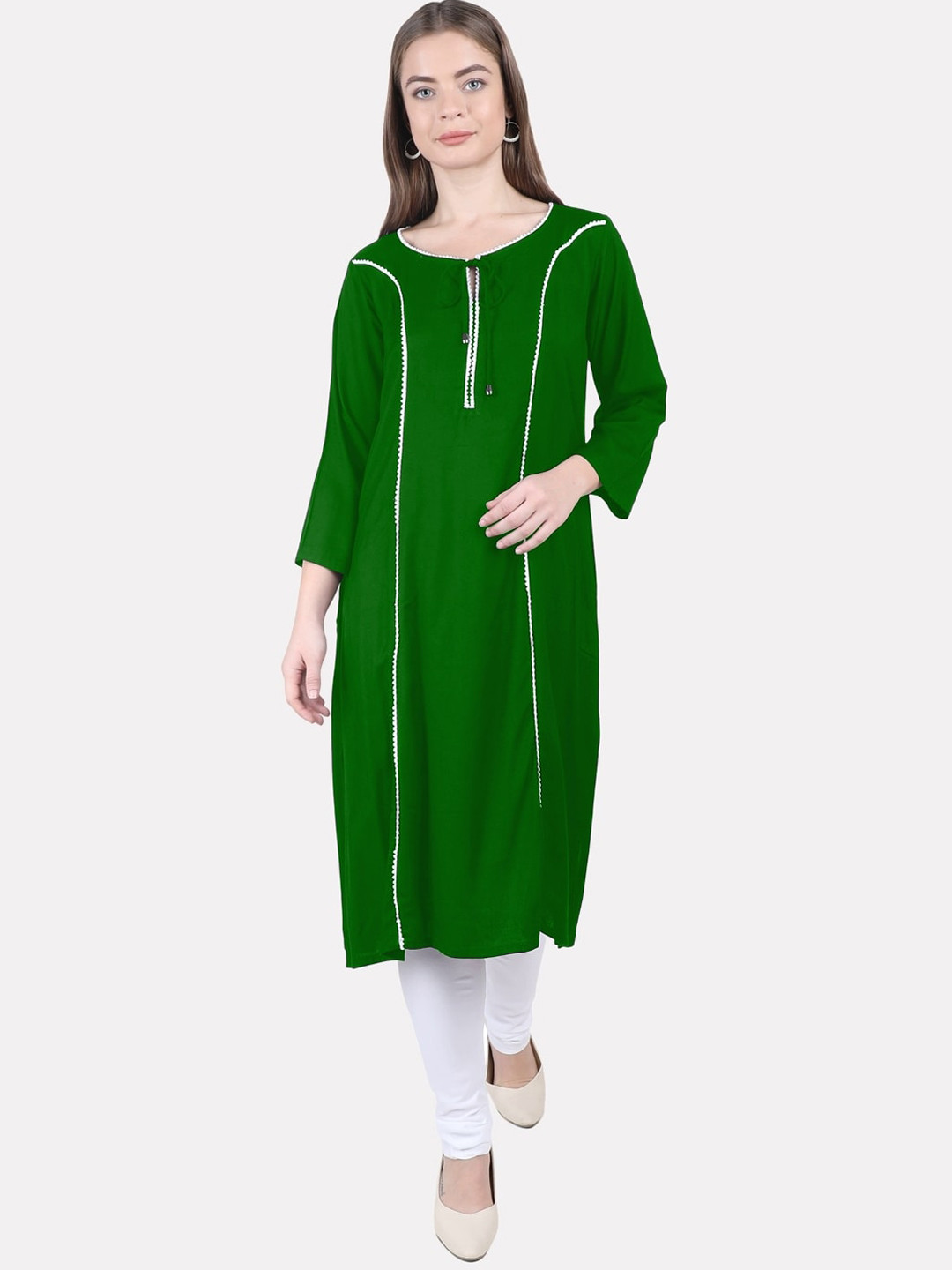 

KALINI Women Green Kurta