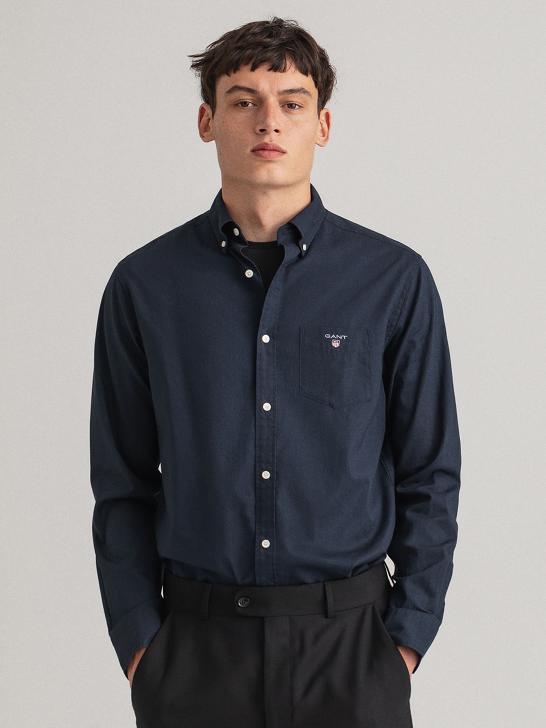 

GANT Men Blue Casual Cotton Shirt