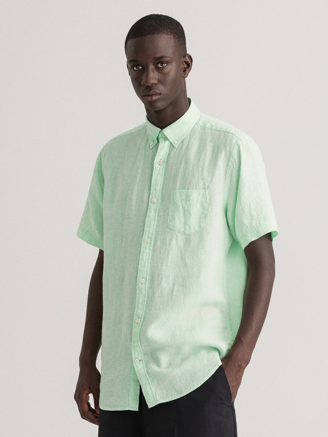 

GANT Men Green Casual Cotton Shirt