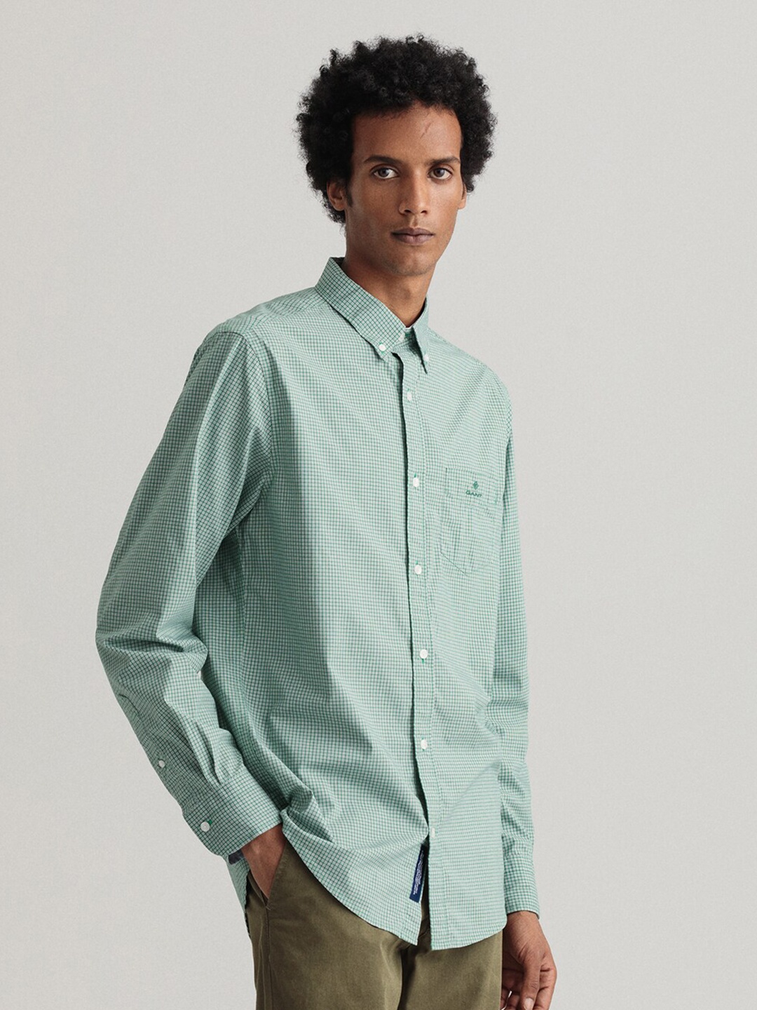

GANT Men Green Casual Shirt