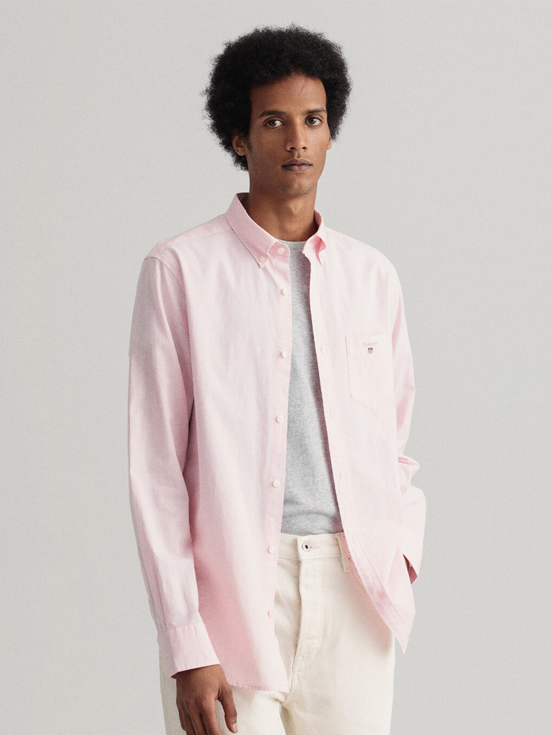 

GANT Men Pink Casual Shirt