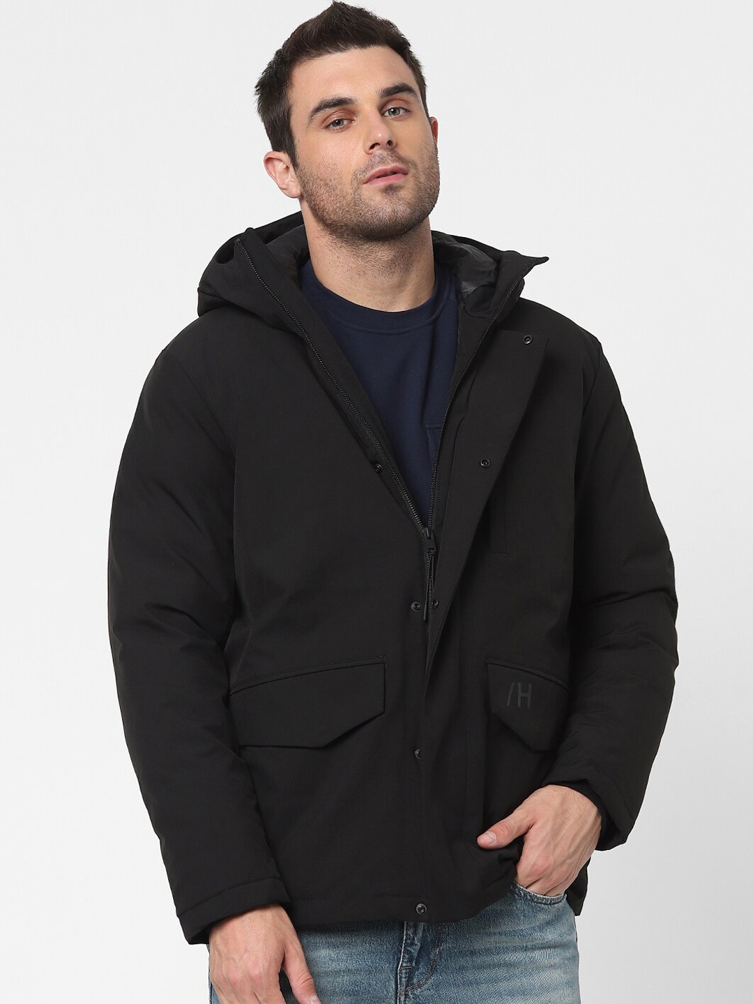 

SELECTED Men Black Puffer Jacket