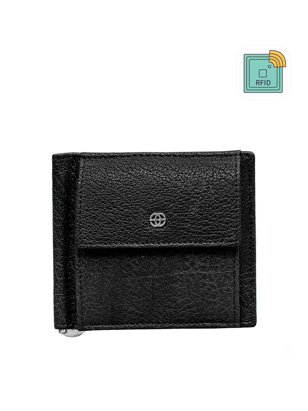 

Eske Men Black Leather Money Clip