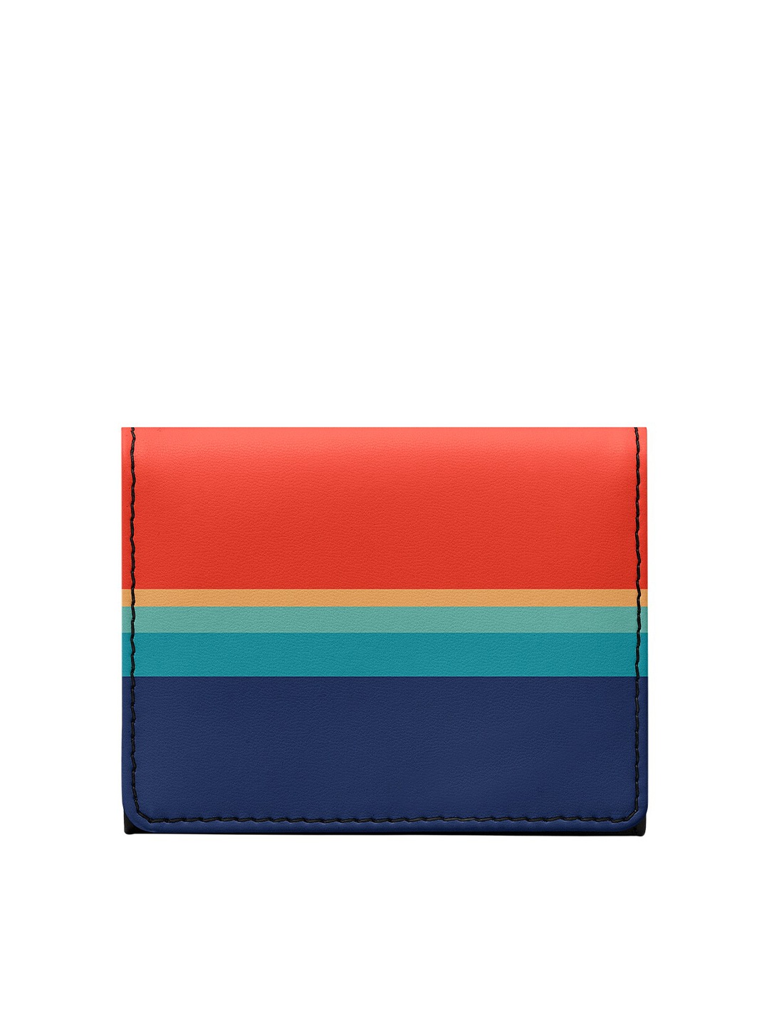 

DailyObjects Unisex Blue & Red Printed Two Fold Wallet