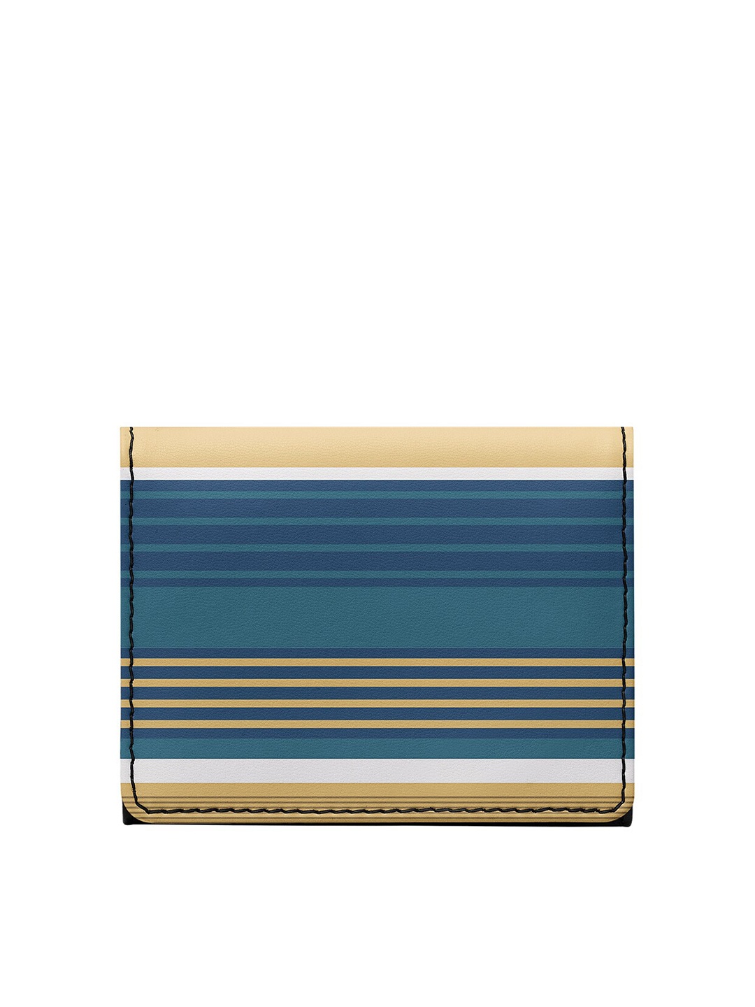 

DailyObjects Adult Blue & White Printed PU Two Fold Wallet