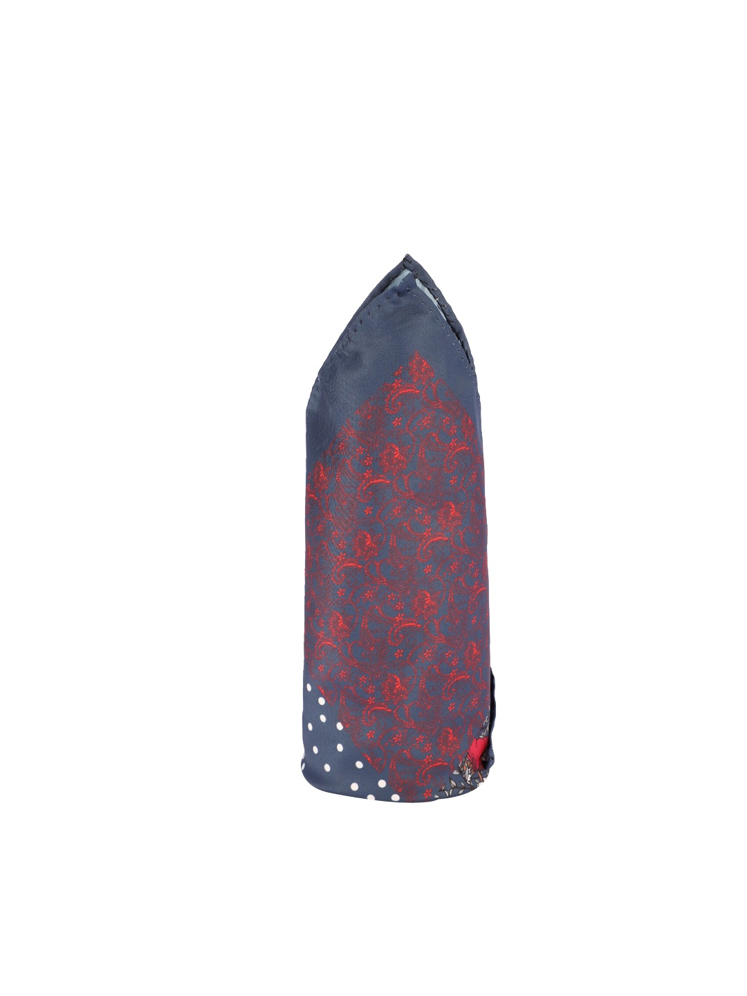 

Louis Philippe Men Navy Blue & Red Printed Pocket Squares
