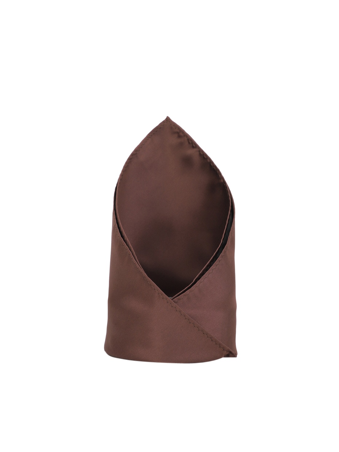 

Van Heusen Brown Solid Pocket Square