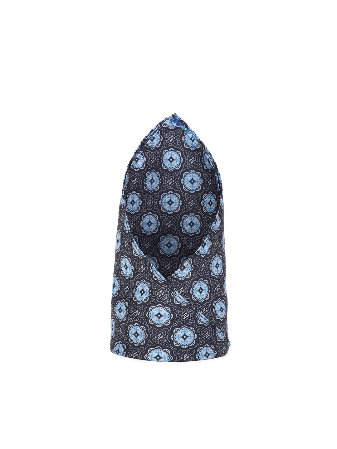 

Van Heusen Men Blue Ethnic Motifs Printed Microfibre Pocket Square