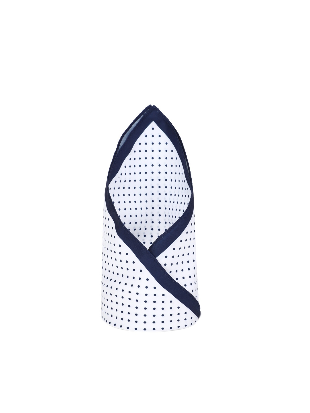 

Van Heusen Men White Polka Dots Printed Microfibre Pocket Square