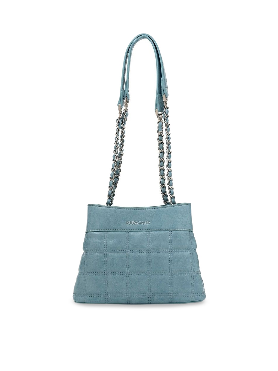 

MIRAGGIO Light Blue Quilted Shoulder Bag