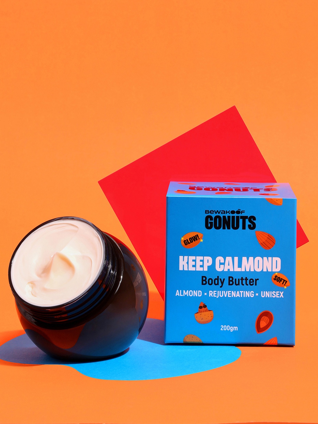 

GONUTS BY BEWAKOOF Keep Calmond Body Butter with Cocoa & Shea Butter 200 g, Blue