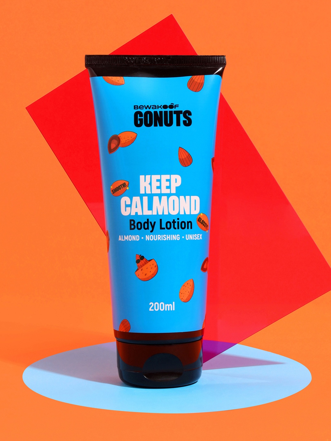 

GONUTS BY BEWAKOOF Keep Calmond Body Lotion with Almond & Oats 200 g, Blue