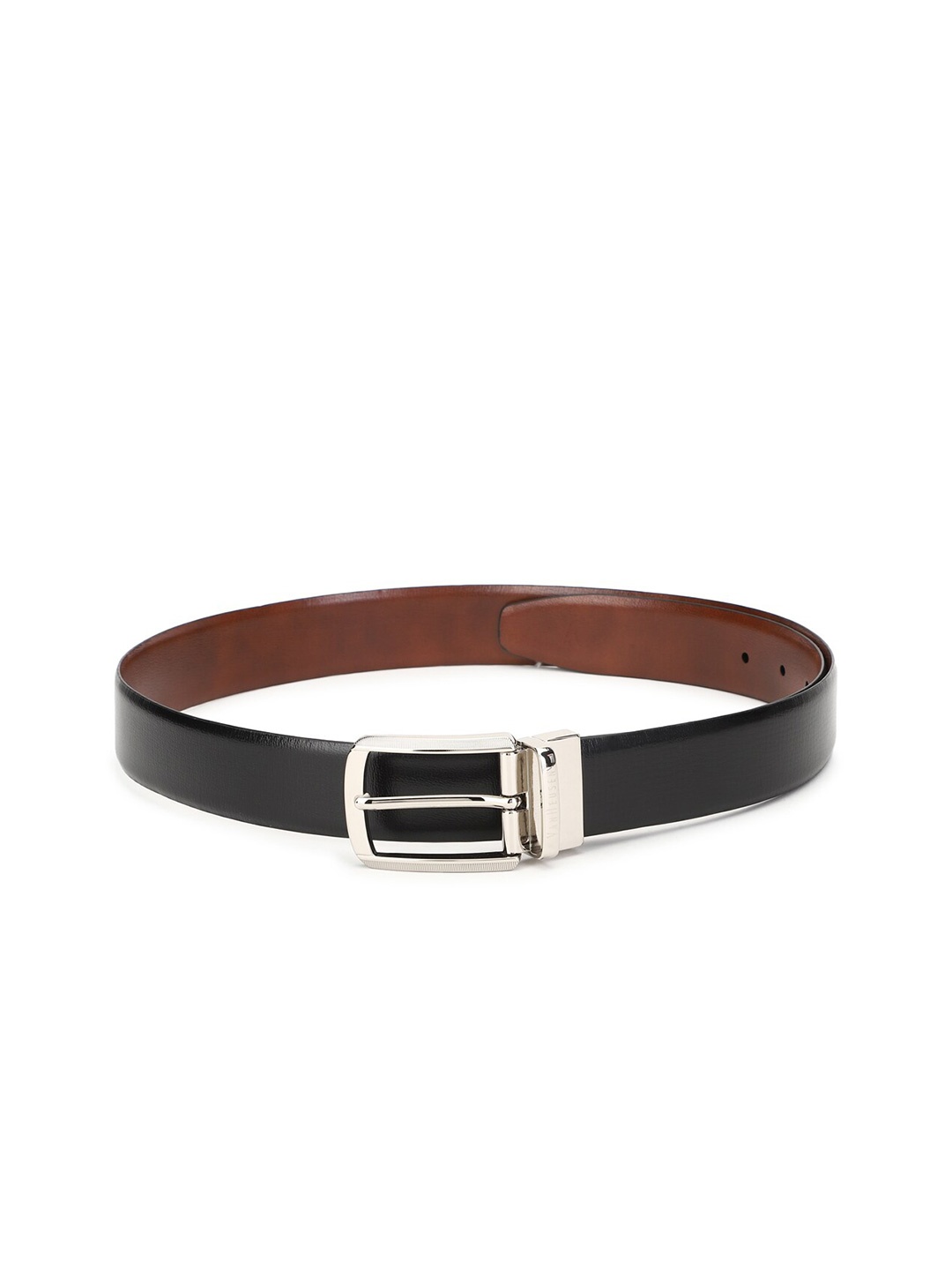 

Van Heusen Men Black Leather Formal Belt