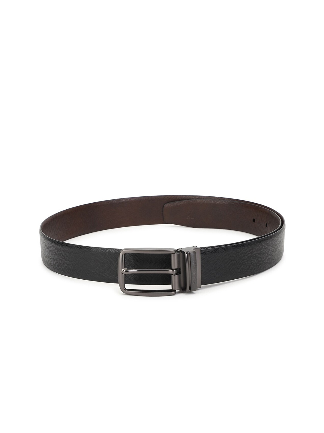 

Van Heusen Men Black Textured Leather Formal Belt