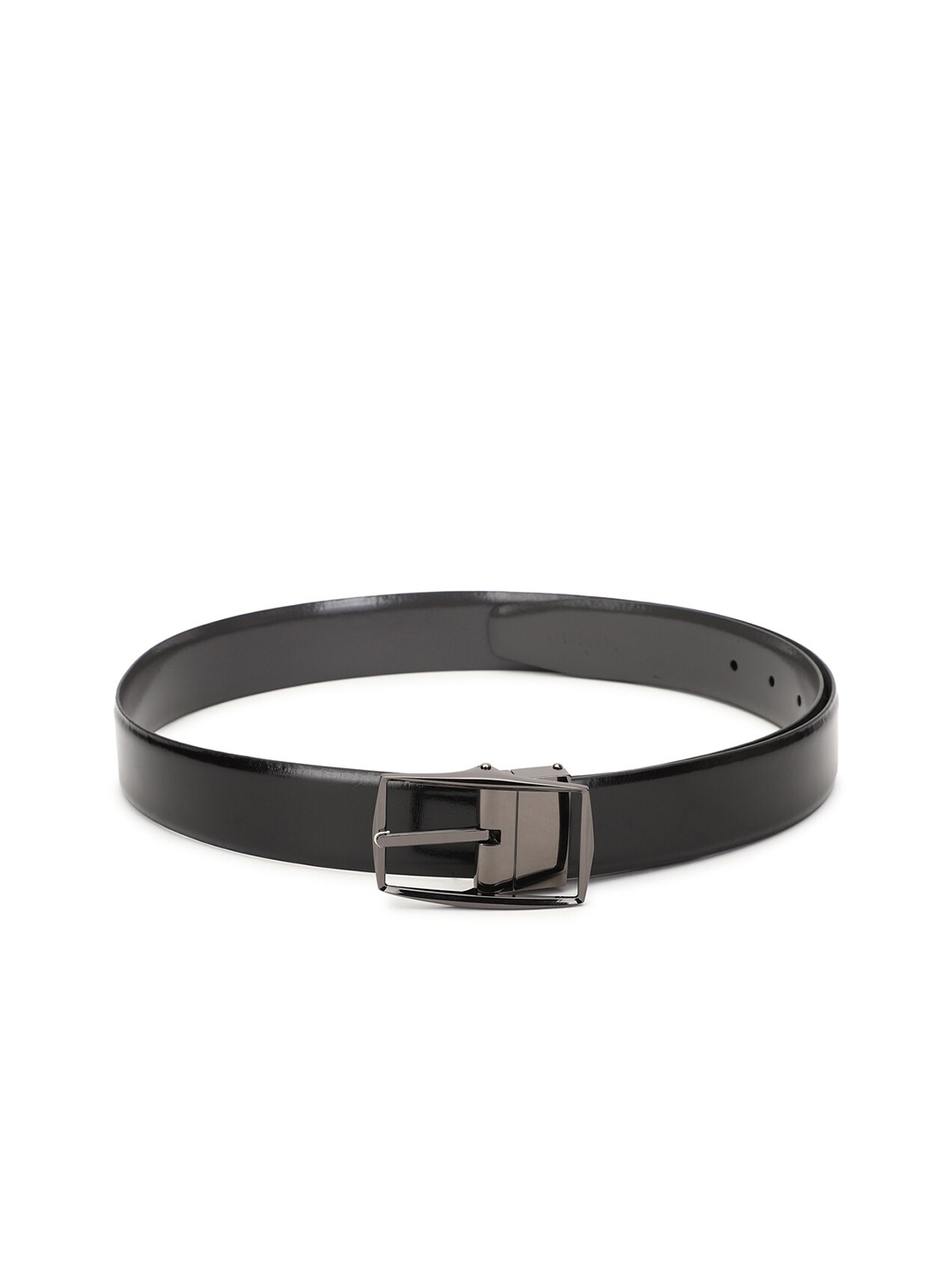 

Van Heusen Men Black Leather Formal Belt