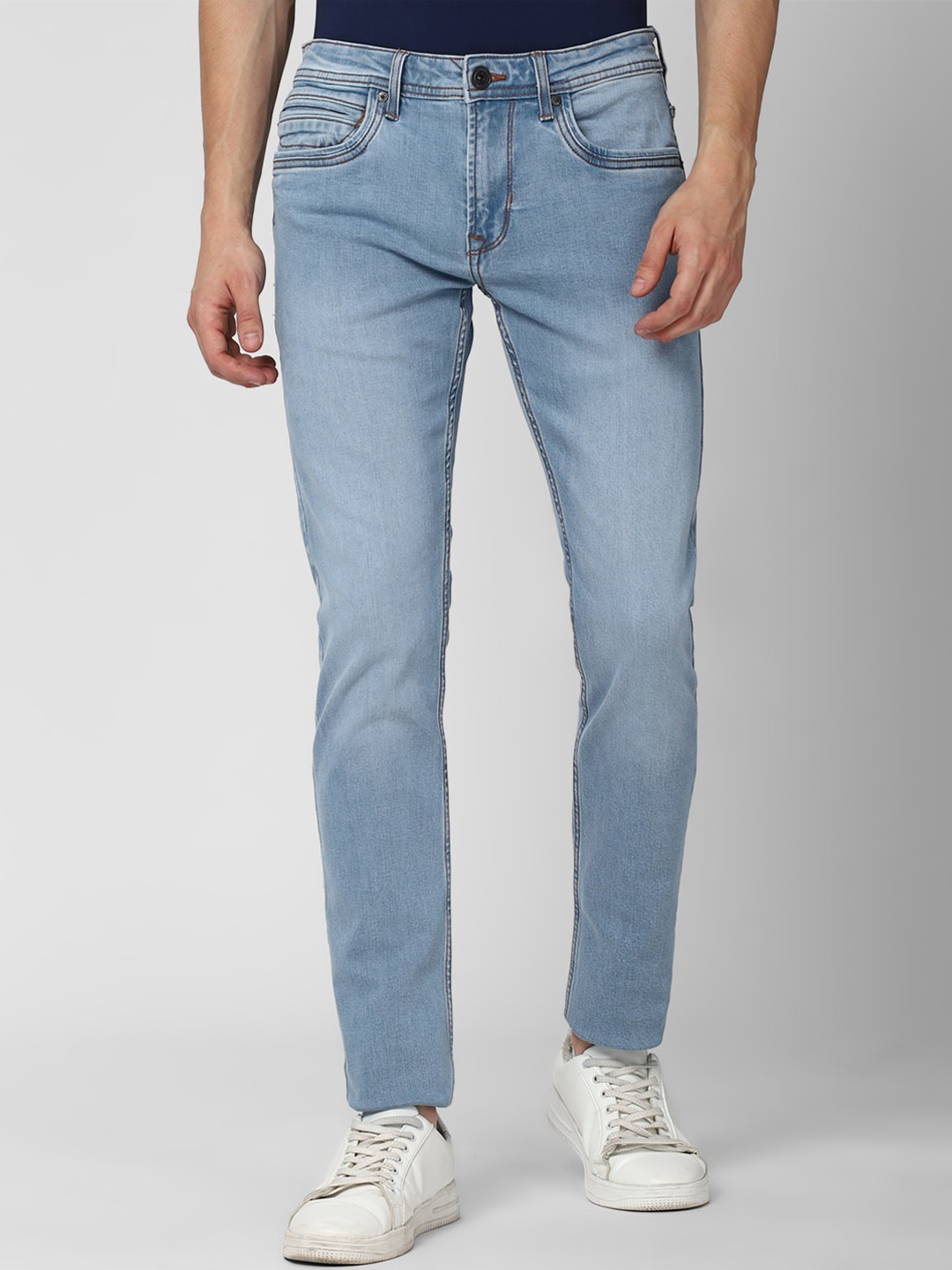 

Peter England Casuals Men Blue Slim Fit Light Fade Stretchable Jeans