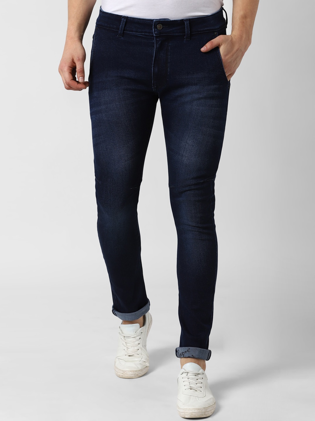 

Peter England Casuals Men Navy Blue Slim Fit Jeans