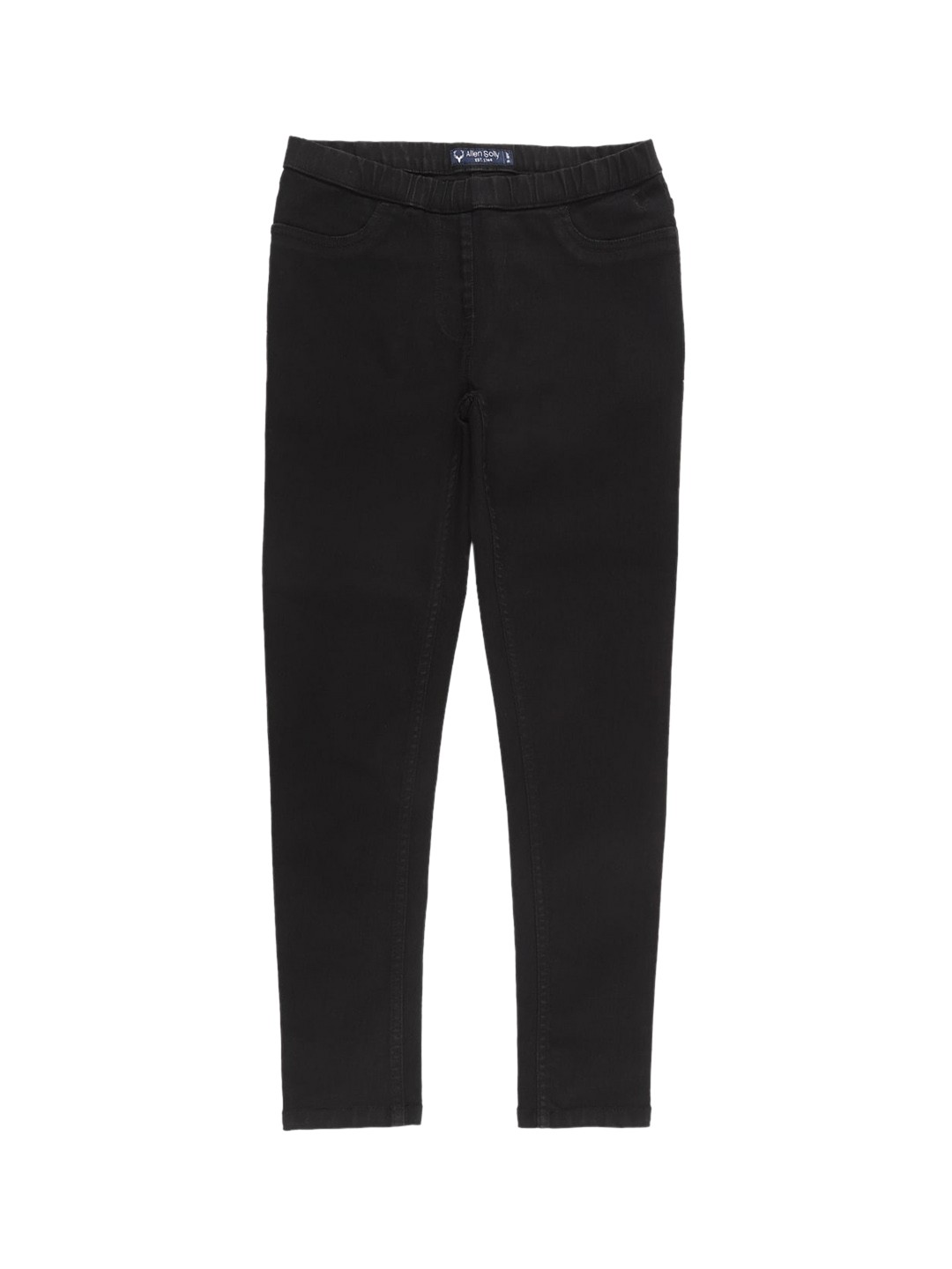 

Allen Solly Junior Girls Black Solid Regular Jeans