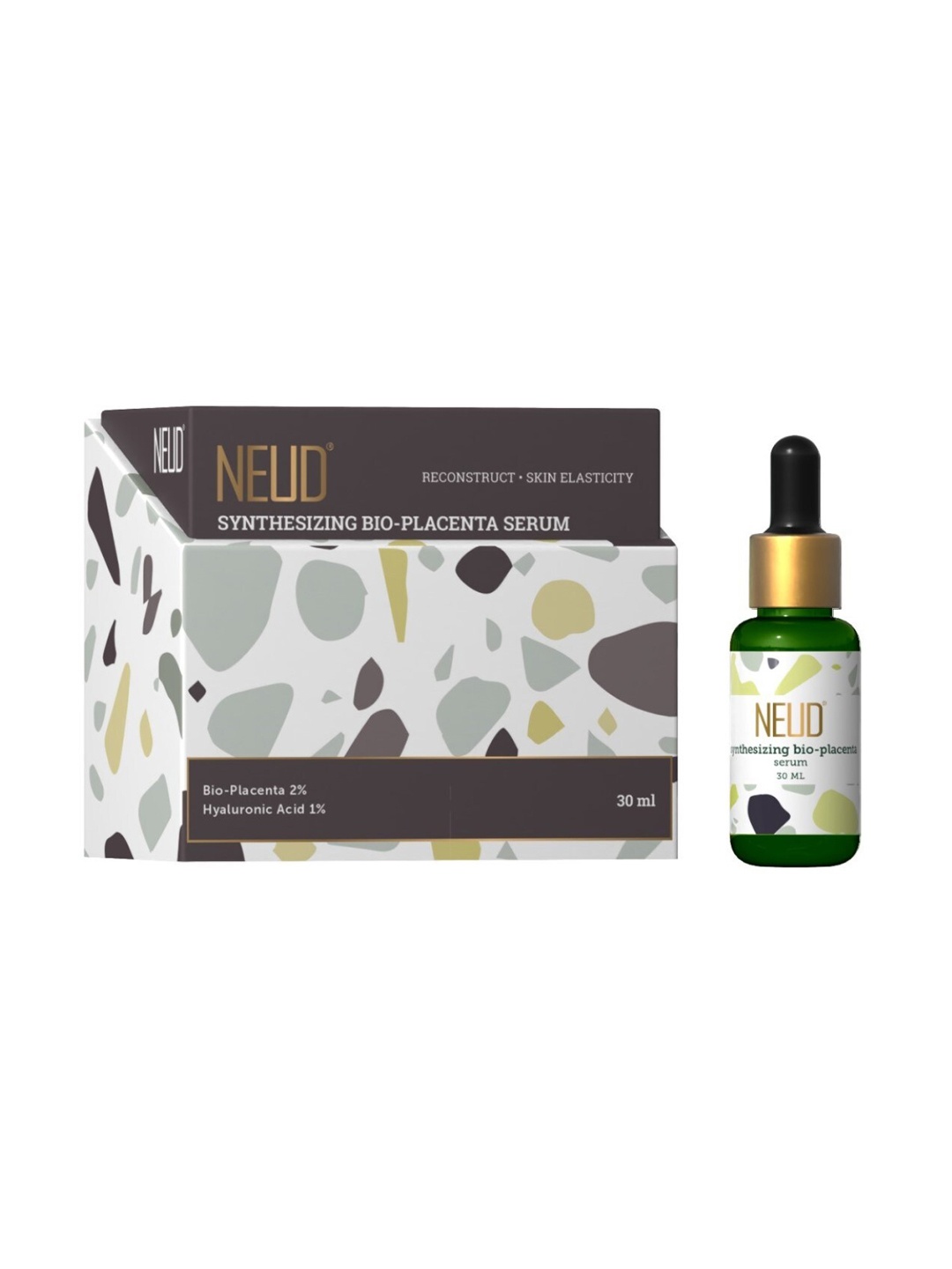 

NEUD Synthesizing Bio-Placenta Face Serum with Hyaluronic Acid 30 ml, White