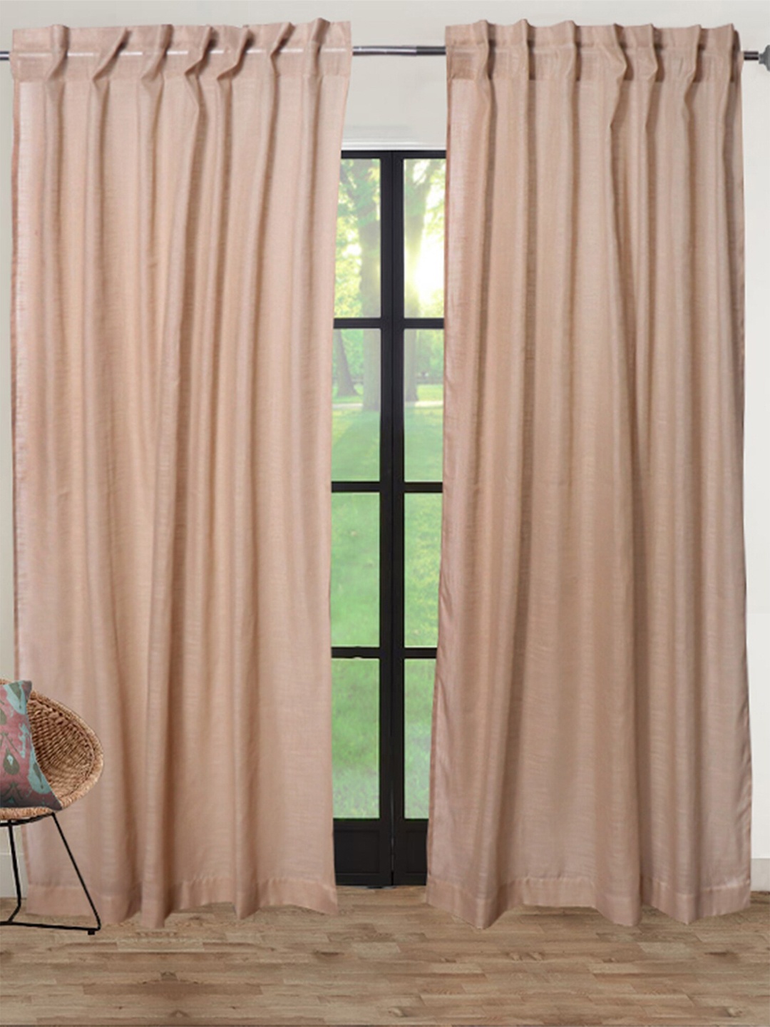 

ZEBA Cream-Coloured Door Curtain