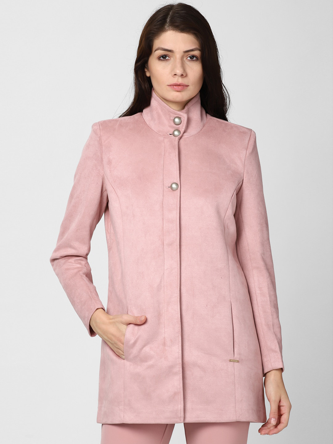 

Van Heusen Woman Pink Longline Tailored Jacket