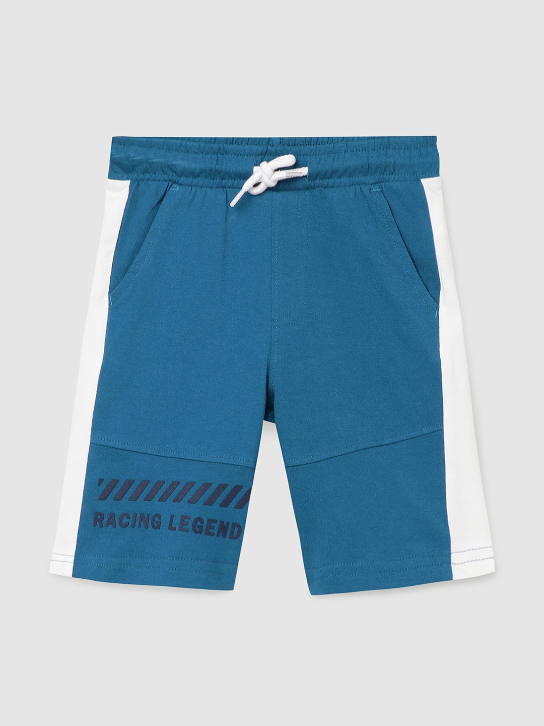 

max Boys Blue Cotton Shorts