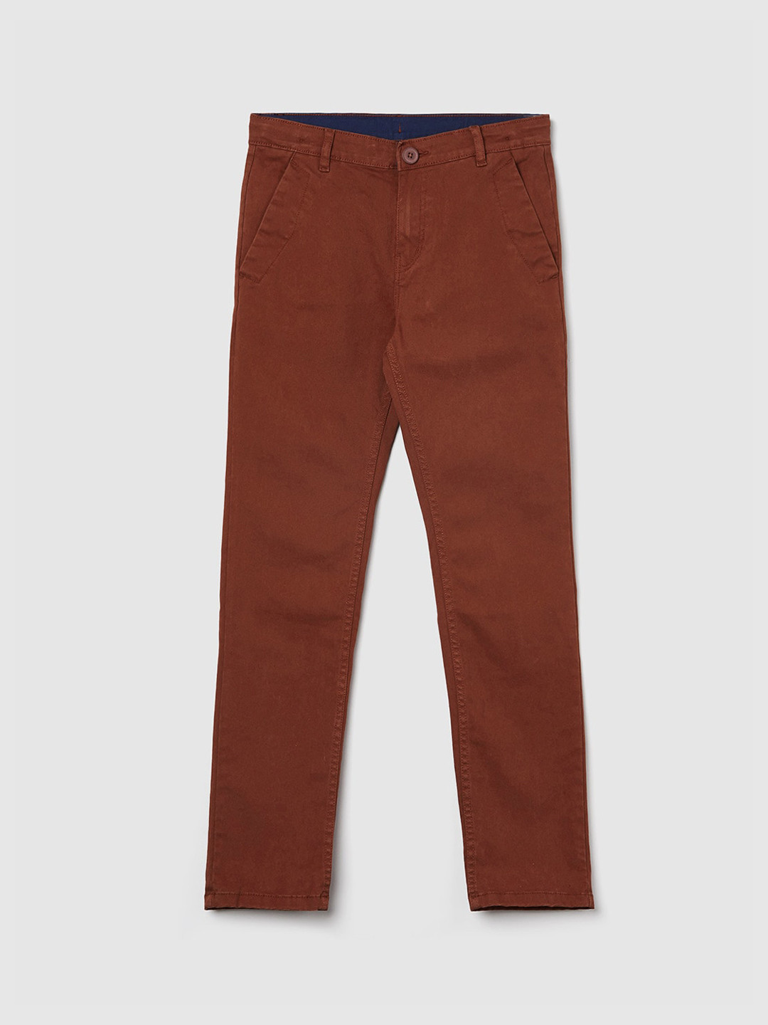 

max Boys Rust Regular Fit Chinos Trousers