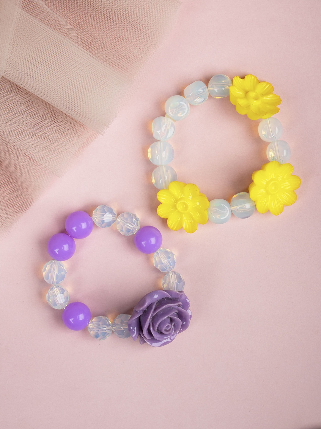 

Arendelle Girls 2 Yellow & Purple Bracelet