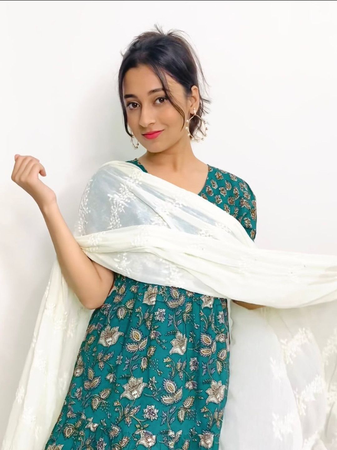 

STREET 9 Gorgeous Green Cotton Kurta