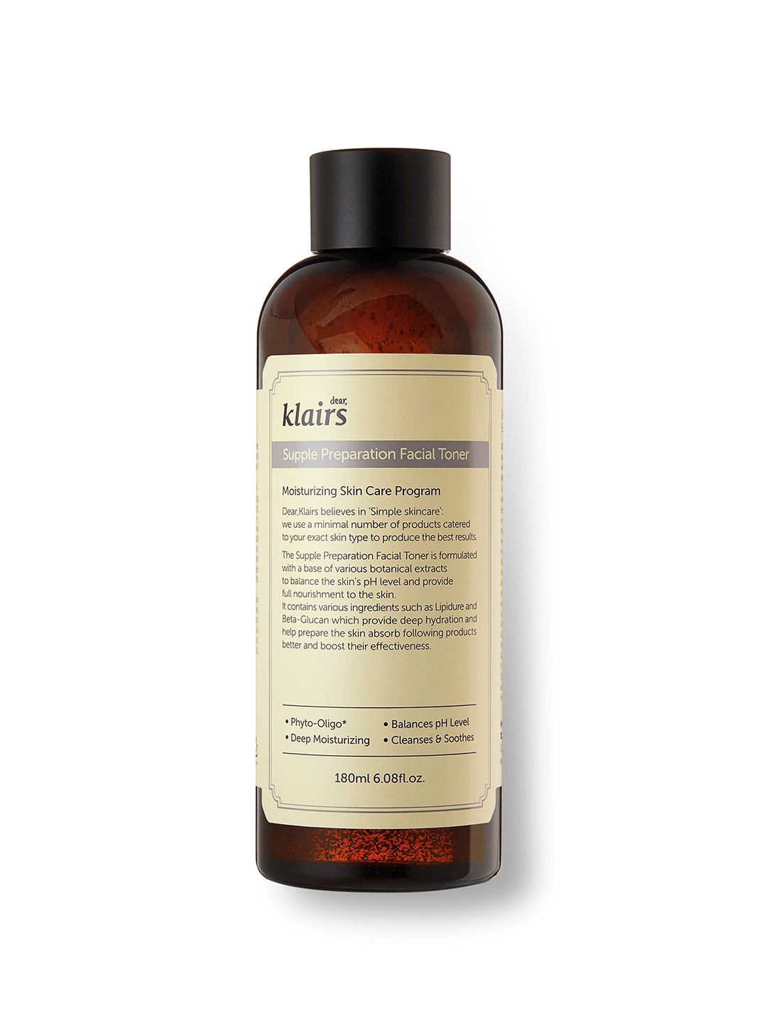 

dear klairs Supple Preparation Facial Toner with with Amino Acids & Centella 180 ml, Transparent