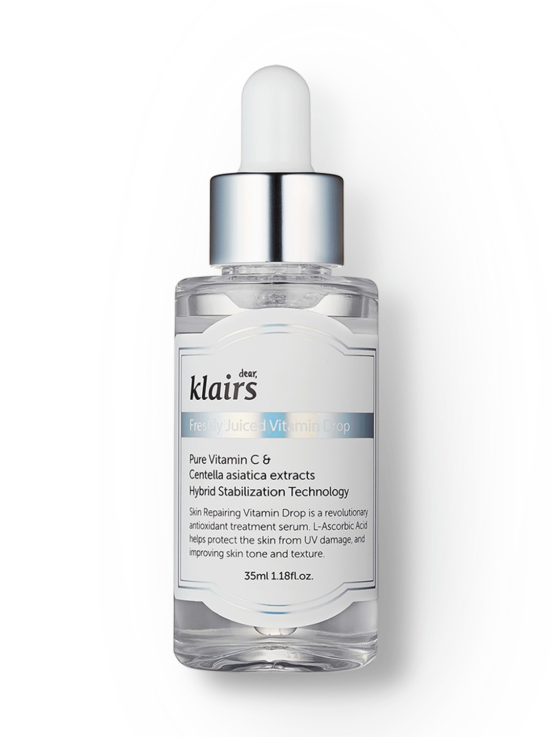 

dear klairs Korean Glass Skin Freshly Juiced Vitamin C Drop Face Serum For Dark Spot 35 ml, Transparent