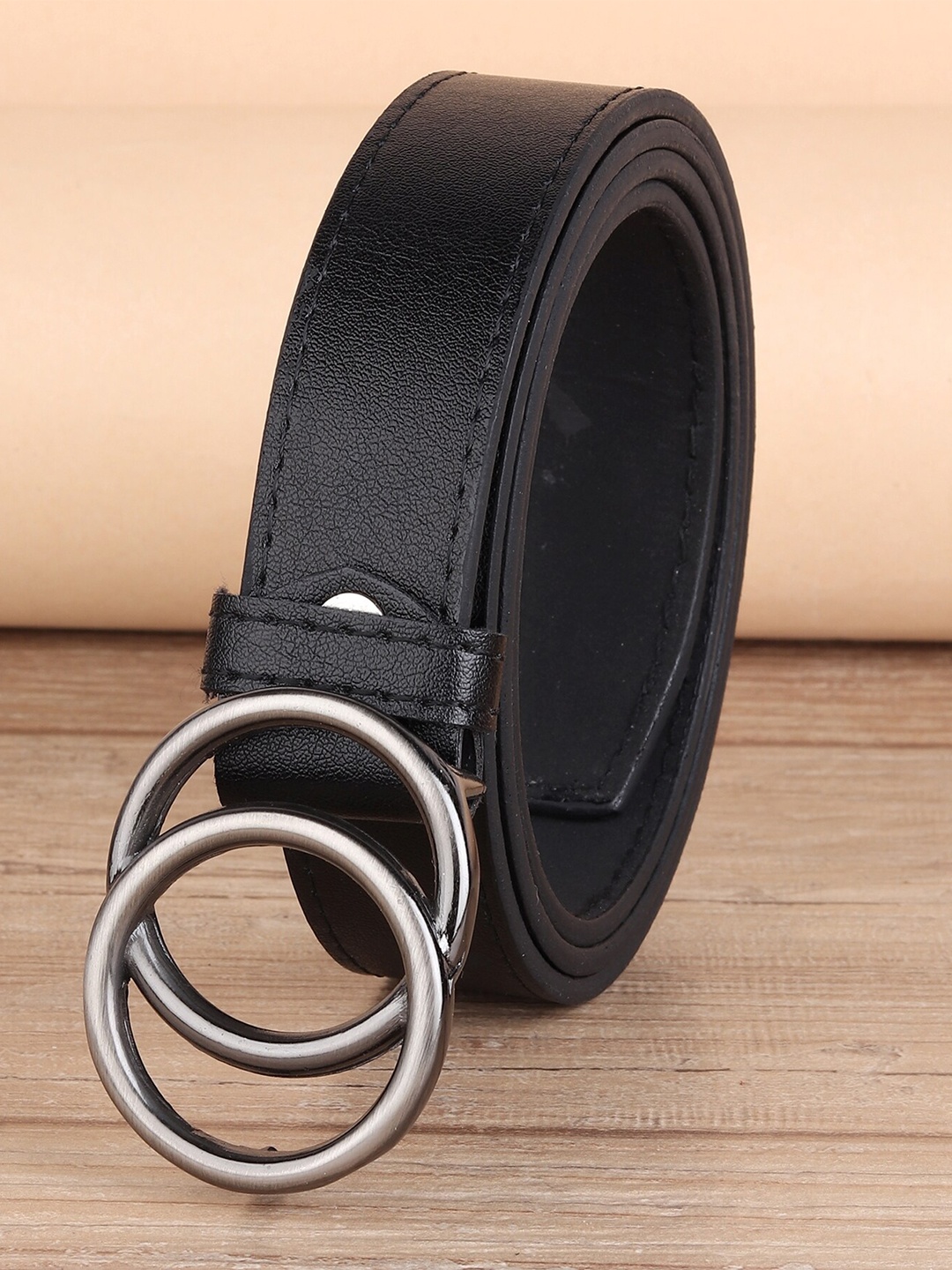 

URBAN ALFAMI Women Black PU Belt