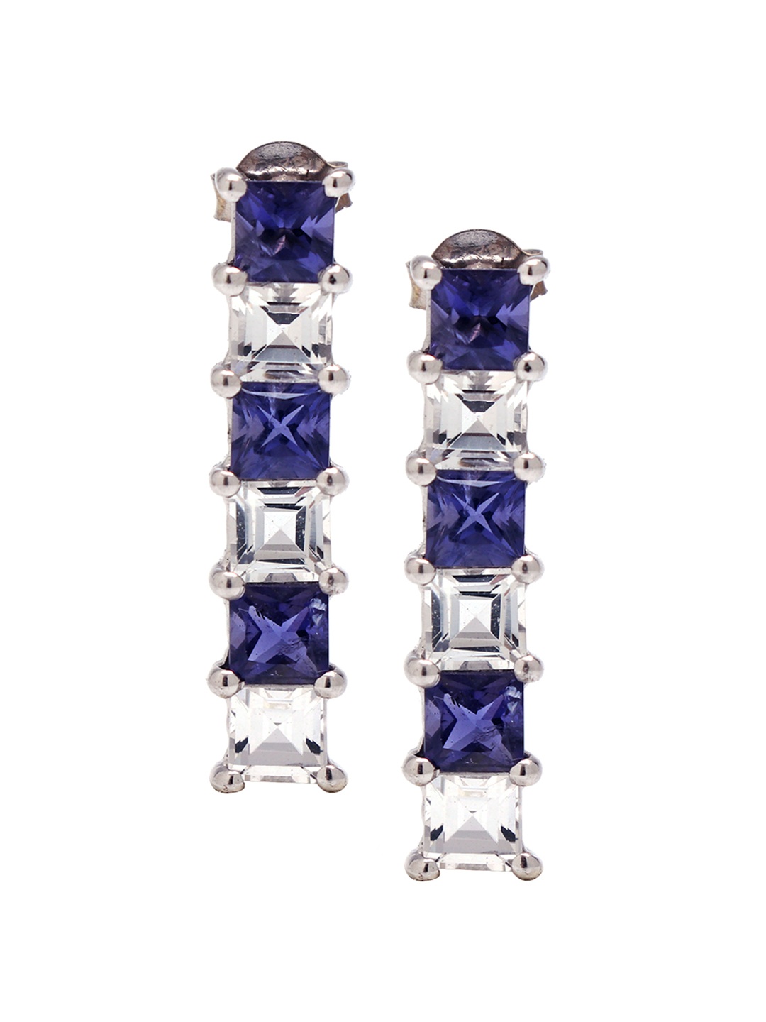 

HIFLYER JEWELS Blue Contemporary Drop Earrings