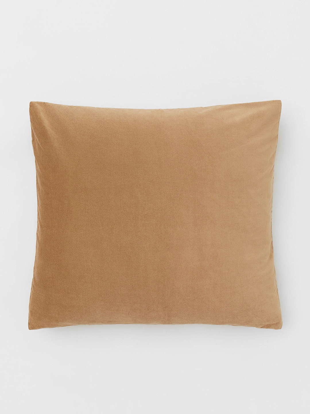 

H&M Beige Pure Cotton Velvet Cushion Cover