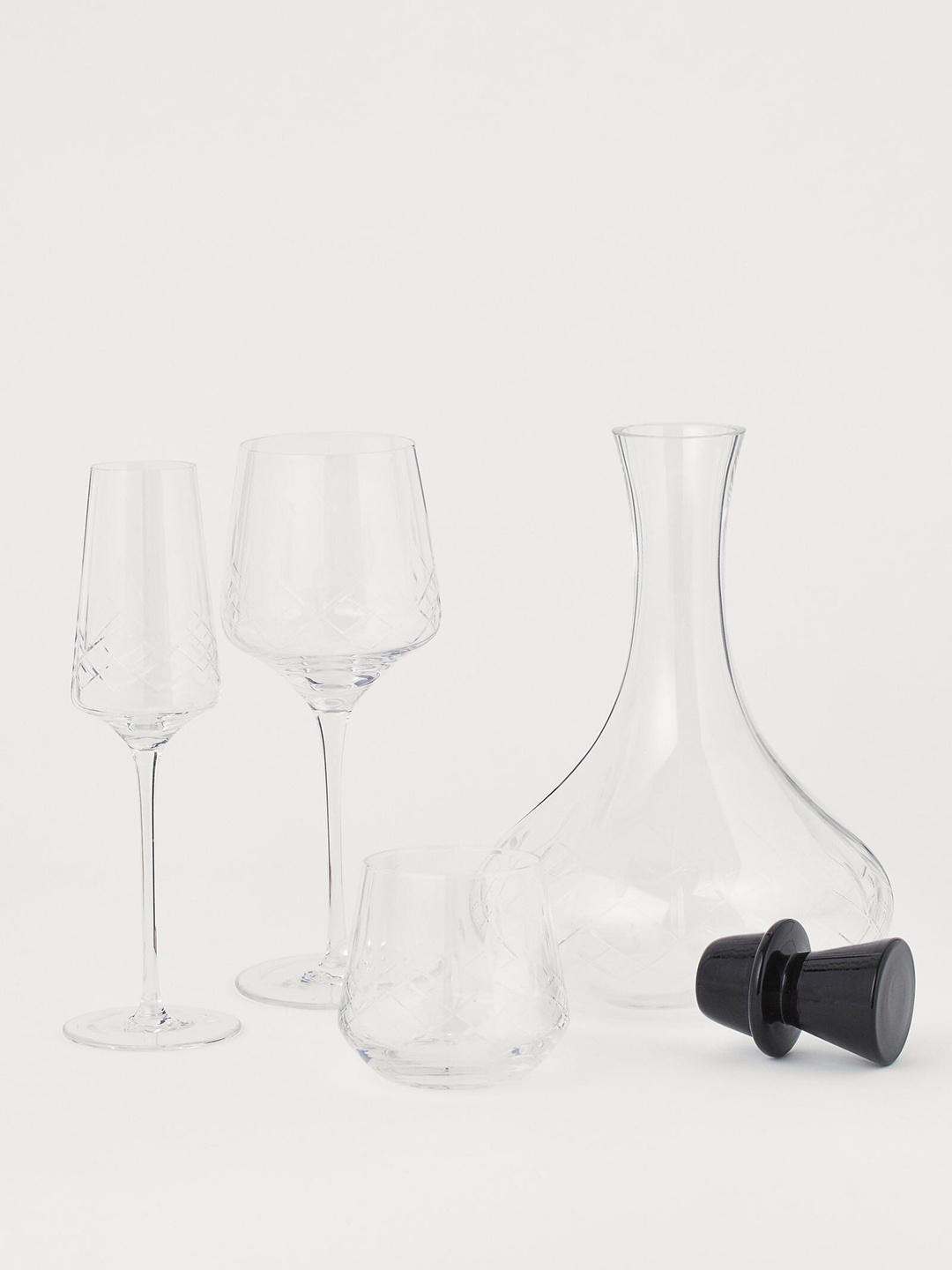 

H&M Transparent Glass Tumbler