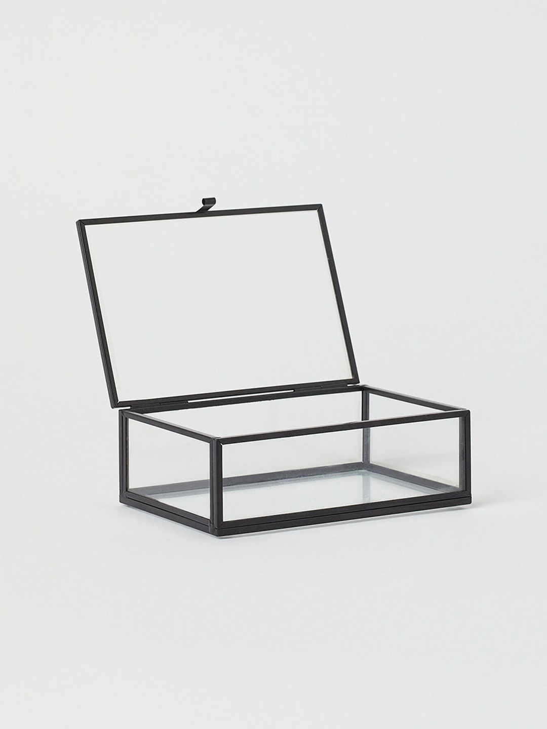 

H&M Black Clear Glass Box