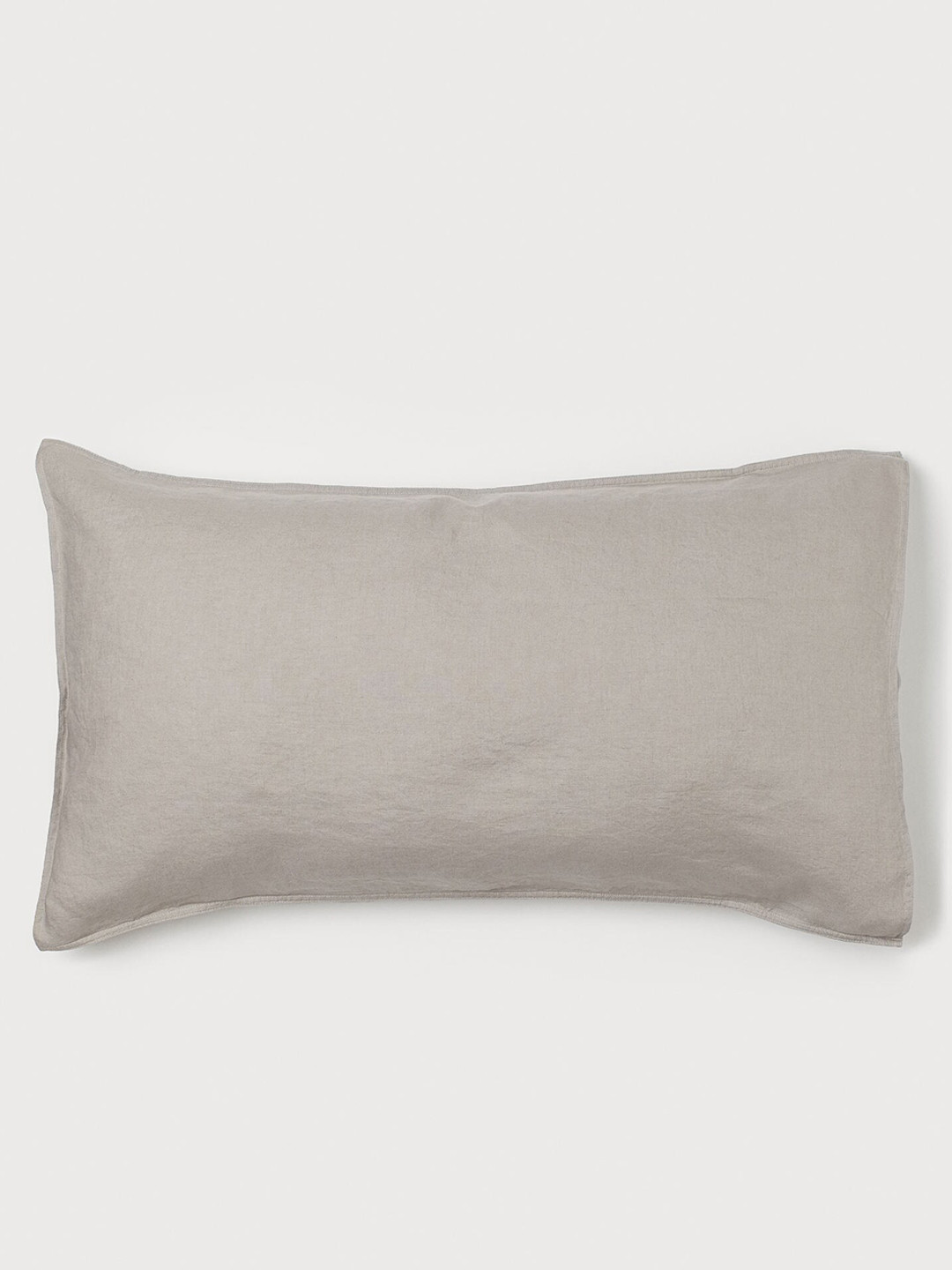

H&M Grey Washed Linen Pillowcase