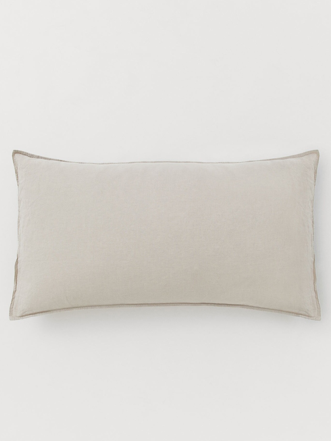 

H&M Beige Washed Linen Pillowcase