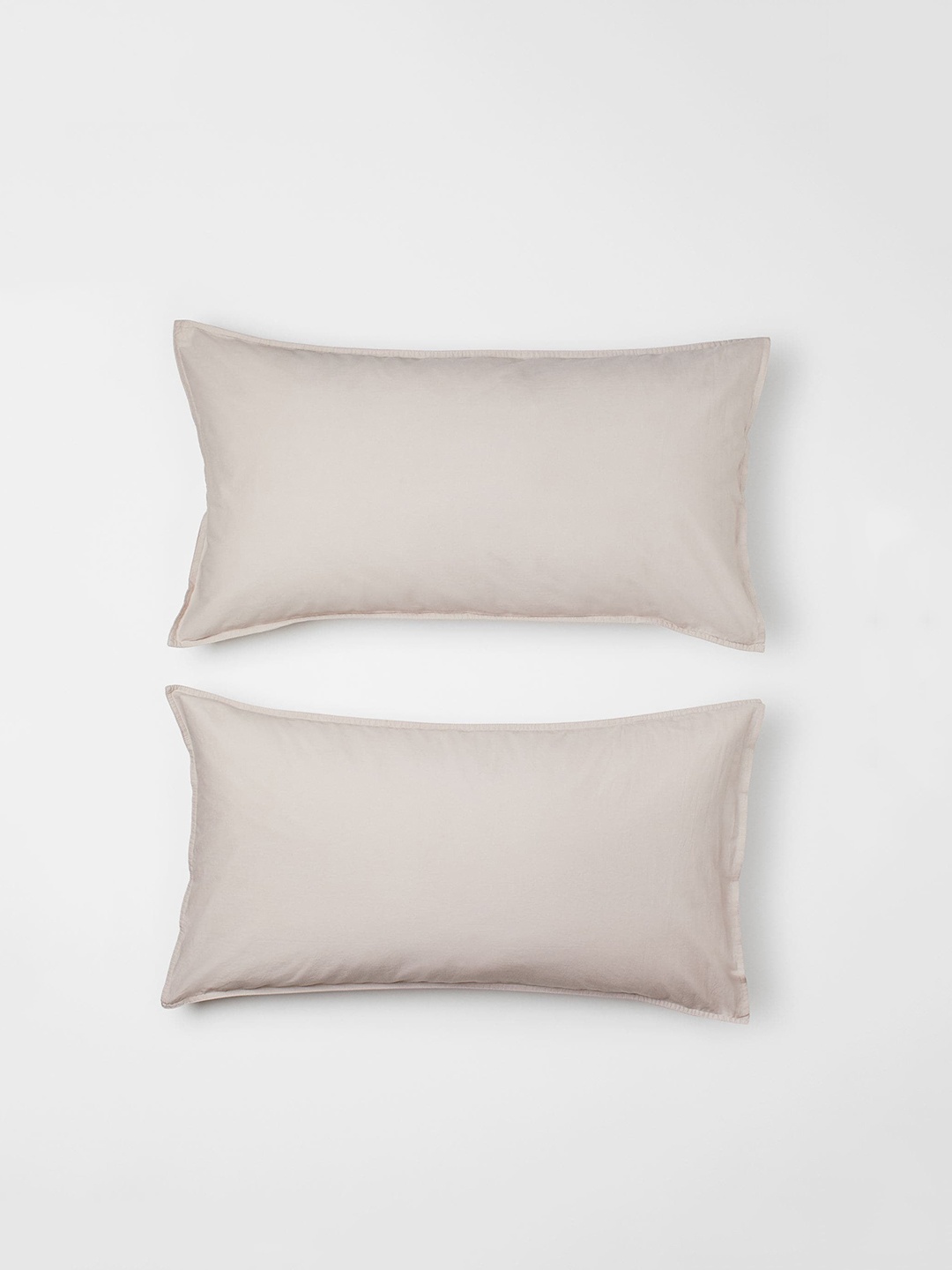 

H&M Grey & Beige 2-Pack Cotton Pillowcases