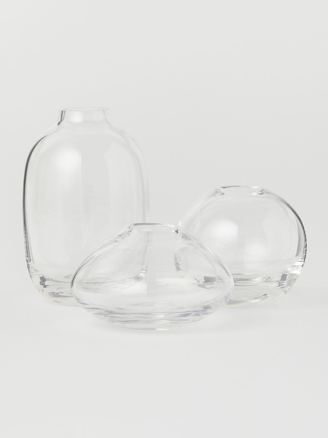 

H&M Transparent Clear Glass Mini Vase