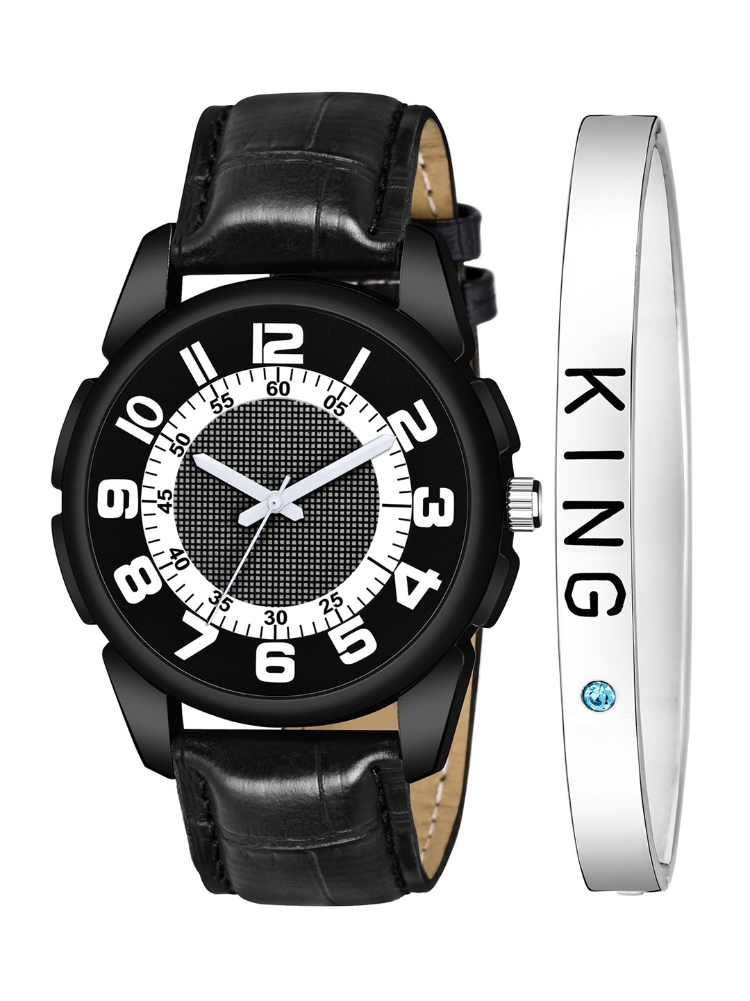

HAPPY KHAJANA Men Black Analogue Regular Watch KJR_1201_JEWL_050