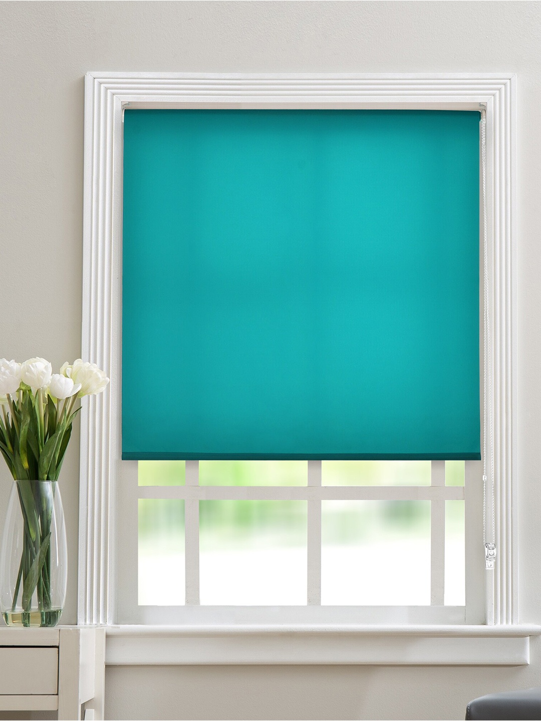 

Deco Window Teal Blue Room Darkening Window Blinds