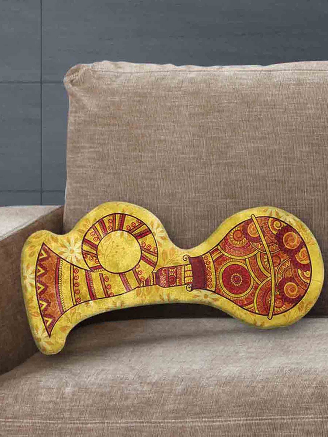 

La Verne Multi Velvet Shaped cushion with filler