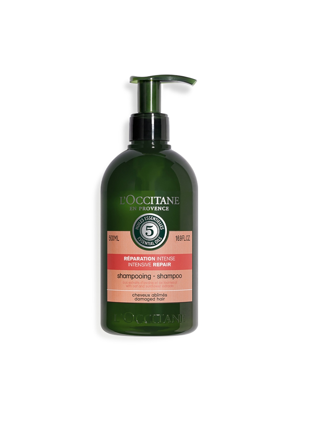 

LOccitane en Provence Intensive Repair Clean Formula Shampoo 500ml, Green